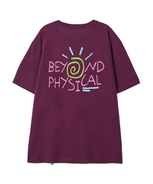 ASTRAL PROJECTION（アストラルプロジェクション）の「[ビヨンドフィジカル]コットンルーズフィット半袖Tシャツ_プラムパープル（Tシャツ/カットソー・メンズ・その他・LARGE/MEDIUM/X-LARGE/XX-LARGE）」の4枚目の写真