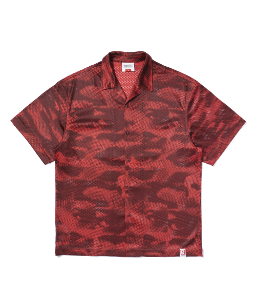 EXTRAORDINARY(エクストラオーディナリー)の「EYES MESH SHIRTS RED(シャツ/ブラウス・メンズ・その他・LARGE/X-LARGE/MEDIUM)」の6枚目の写真