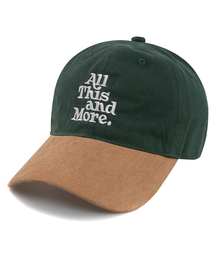 WICK（ウィック）の「ALL THIS MIX COTTON PEACH BALLCAP-GREEN（キャップ）」