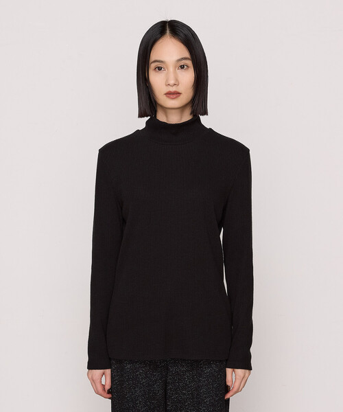 COMME CA(コムサ)の「〔 Sサイズ 〕 ラグウォームリブニット ハイネックプルオーバー(Tシャツ/カットソー・レディース・ライトグレー/ブラック/ブルー/グレー/オフホワイト・5号)」の12枚目の写真