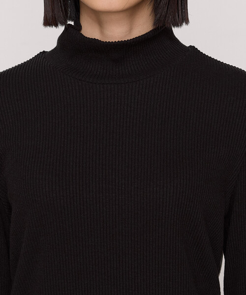COMME CA(コムサ)の「〔 Sサイズ 〕 ラグウォームリブニット ハイネックプルオーバー(Tシャツ/カットソー・レディース・ライトグレー/ブラック/ブルー/グレー/オフホワイト・5号)」の15枚目の写真