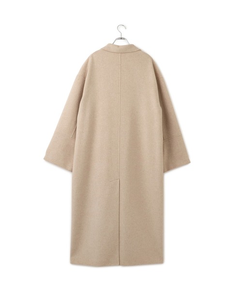 ADAM ET ROPE'（アダムエロペ）の「【EMOELLE】Colombo カシミヤブレンドリバーコート（その他アウター・レディース・ベージュ系その他/イエロー系その他3/チャコールグレー・38/36）」の18枚目の写真