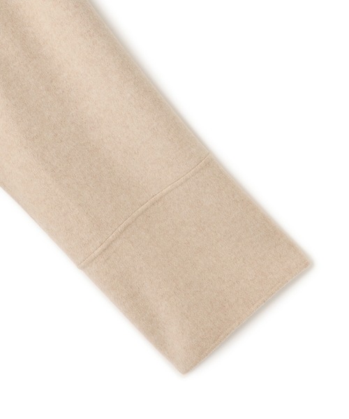 ADAM ET ROPE'（アダムエロペ）の「【EMOELLE】Colombo カシミヤブレンドリバーコート（その他アウター・レディース・ベージュ系その他/イエロー系その他3/チャコールグレー・38/36）」の21枚目の写真