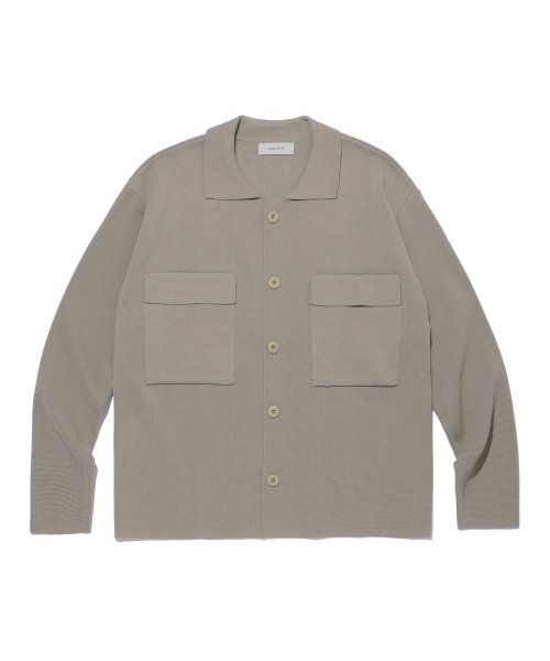 Pocket knit cardigan beige — кардиган с карманами, бежевый