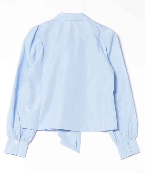 one way（ワンウェイ）の「ボウタイブラウス（シャツ/ブラウス・レディース・ブルー/ホワイト・FREE）」の3枚目の写真