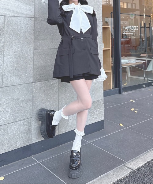 one way（ワンウェイ）の「ボウタイブラウス（シャツ/ブラウス・レディース・ブルー/ホワイト・FREE）」の11枚目の写真