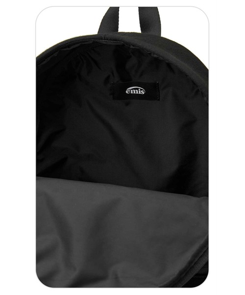 EMIS(イミス)の「ESSENTIAL JERSEY BACKPACK(バックパック/リュック・レディース・ブラック/ミックスグレー・FREE)」の11枚目の写真