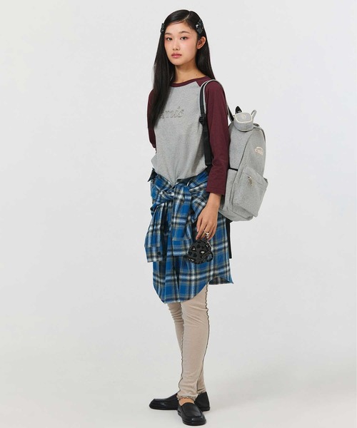 EMIS(イミス)の「ESSENTIAL JERSEY BACKPACK(バックパック/リュック・レディース・ブラック/ミックスグレー・FREE)」の12枚目の写真