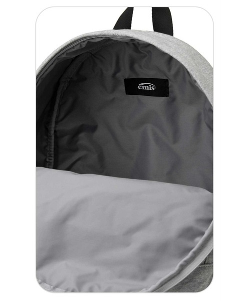 EMIS(イミス)の「ESSENTIAL JERSEY BACKPACK(バックパック/リュック・レディース・ブラック/ミックスグレー・FREE)」の21枚目の写真