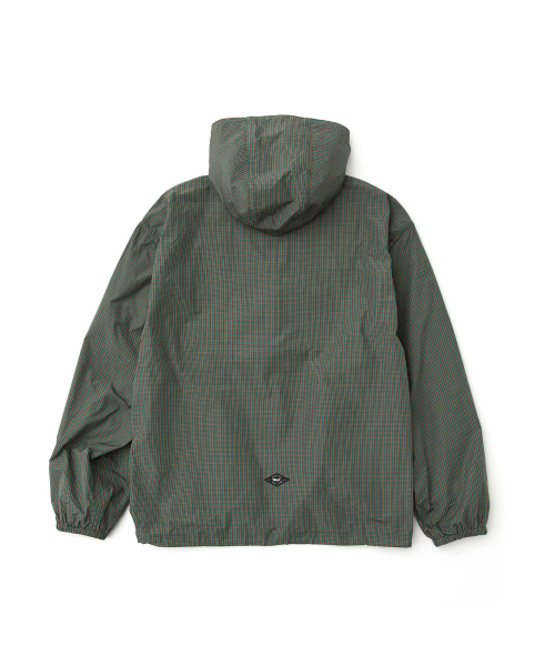 WMC（ダブリューエムシー）の「チェックウィンドブレーカー_カーキ（ナイロンジャケット・メンズ・カーキ・MEDIUM/LARGE）」の2枚目の写真