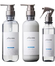 plus eau（プリュスオー）の「プリュスオー メロウシャンプー メロウトリートメント  ハイドロミストN トリプルセットa 450ml+450ml+200ml 各1本入（ヘアケアキット/ギフトセット）」