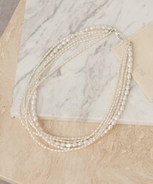 GALLARDAGALANTE | 【2.718】MIXパール5連ネックレス(リング)