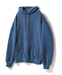 S'EST（エスイーエスティー）の「ピグメントウォッシングフードパーカー - ブルー（パーカー）」