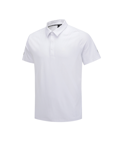 ANEW GOLF(アニューゴルフ)の「MEN SM BLACK FINISH JACQUARD SHORT T-SHIRT_WH(Tシャツ/カットソー・メンズ・その他・XXX-LARGE/XX-LARGE/X-LARGE/LARGE/MEDIUM)」の3枚目の写真