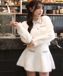 極美品　2024 自由区　リバーシブル　セットアップワンピース　白　40 L V/Nオーバーフレアワンピース|allureville OFFICIAL SITE / ONLINE