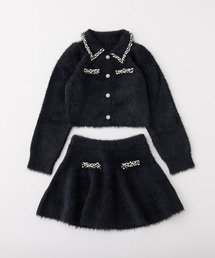 one after another NICE CLAUP（ワンアフターアナザーナイスクラップ）の「【Twinkle collection】ビジューシャギーセットアップ（ワンピース）」