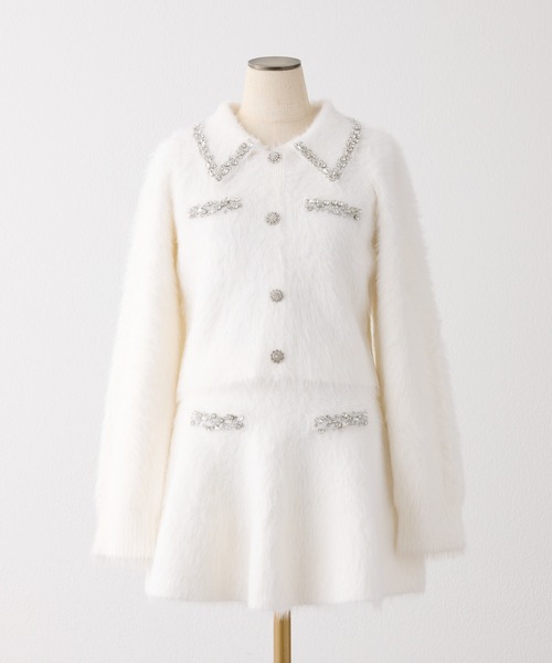 Twinkle collection】ビジューシャギーセットアップ（セットアップ