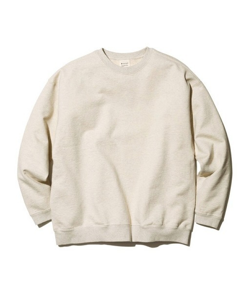 Snow Peak(スノーピーク)の「SNOW PEAK RECYCLED COTTON PULLOVER / スノーピーク リサイクル コットン プルオーバー / SW-25SU403(スウェット・メンズ・ブラック/グレー/オートミール・M/L)」の2枚目の写真