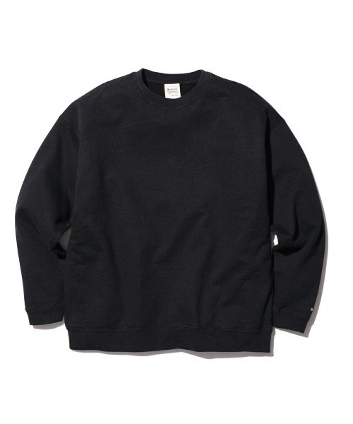 Snow Peak(スノーピーク)の「SNOW PEAK RECYCLED COTTON PULLOVER / スノーピーク リサイクル コットン プルオーバー / SW-25SU403(スウェット・メンズ・ブラック/グレー/オートミール・M/L)」の3枚目の写真