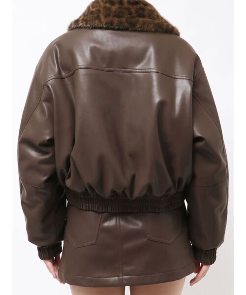 フェイクレザーブルゾン（ブルゾン）｜EMODA（エモダ）のファッション