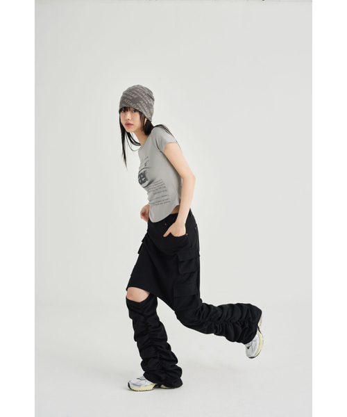 AEIAEIAE（エイエイエ）の「スカートパンツ [ブラック]（その他パンツ・レディース・その他・1/2）」の4枚目の写真