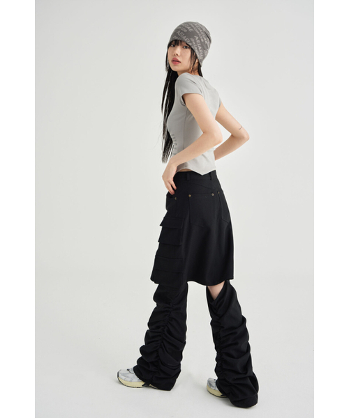 AEIAEIAE（エイエイエ）の「スカートパンツ [ブラック]（その他パンツ・レディース・その他・1/2）」の5枚目の写真