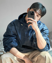 VANESSA（バネッサ）の「Nylon Hooded Windbreaker Jacket_Blue（ナイロンジャケット）」