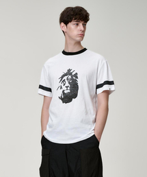 ライオンプリントTシャツ(ホワイト)