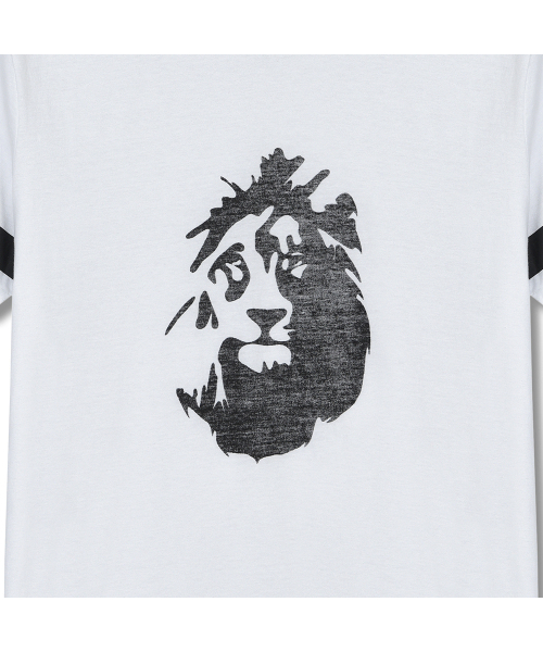 AOG PROJECT（エイオージープロジェクト）の「ライオンプリントTシャツ（ホワイト）（Tシャツ/カットソー・レディース・ホワイト・MEDIUM/LARGE/X-LARGE）」の9枚目の写真