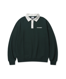 ALEXNAIDEN（アレックスエンエイデン）の「Rugby Collar Man-to-Man (Deep Green)（ポロシャツ）」