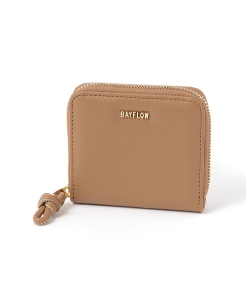BAYFLOW(ベイフロー)の「ノットハンドルファスナーウォレット(財布・レディース・ブラック/キャメル/クリーム・FREE)」の5枚目の写真