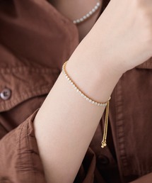 Phoebe | ラインストーンスライドテニスブレスレット(ブレスレット)