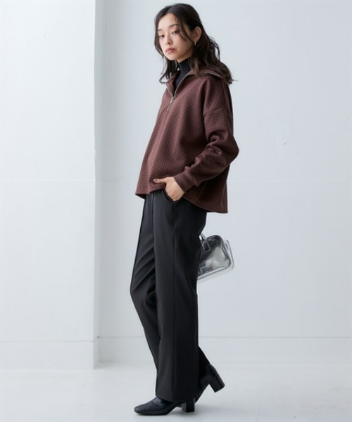 nissen（ニッセン）の「裾フレアパンツ＜大きいサイズ有＞（その他パンツ・レディース・ライトベージュ/グリーン/ブラック・S/M/L/LL/3L）」の12枚目の写真