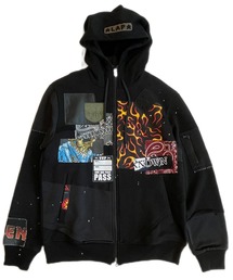 roarguns | OVERDESIGN REMAKE ZIP HOODIE OD14(パーカー)