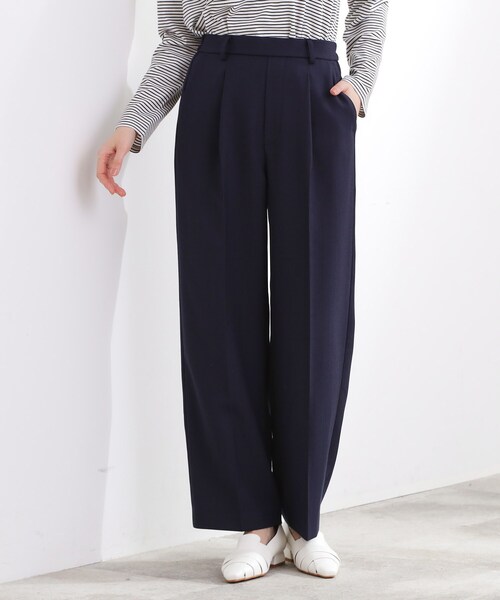 grove(グローブ)の「スタイリングが上品に決まる、ウールライクワイドパンツ(その他パンツ・レディース・カーキ/グレー/ネイビー/ピンク・02/03/01/04/05)」の15枚目の写真