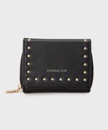 OPAQUE.CLIP（オペークドットクリップ）の「スタッズデザイン 三つ折りミニウォレット（財布）」