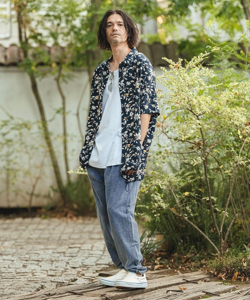 CAMBIO（カンビオ）の「mp14464- Chemical Wash Indigo Tuck Sweat  Pants スウェットパンツ(CMP-261-001)（スウェットパンツ・メンズ・インディゴブルー/ケミカルウォッシュ・L/M/S）」の15枚目の写真
