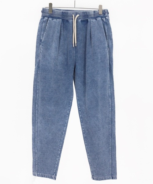 CAMBIO（カンビオ）の「mp14464- Chemical Wash Indigo Tuck Sweat  Pants スウェットパンツ(CMP-261-001)（スウェットパンツ・メンズ・インディゴブルー/ケミカルウォッシュ・L/M/S）」の20枚目の写真