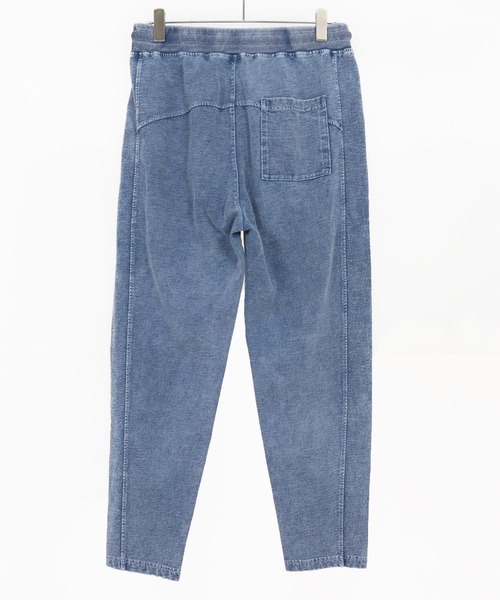 CAMBIO（カンビオ）の「mp14464- Chemical Wash Indigo Tuck Sweat  Pants スウェットパンツ(CMP-261-001)（スウェットパンツ・メンズ・インディゴブルー/ケミカルウォッシュ・L/M/S）」の21枚目の写真