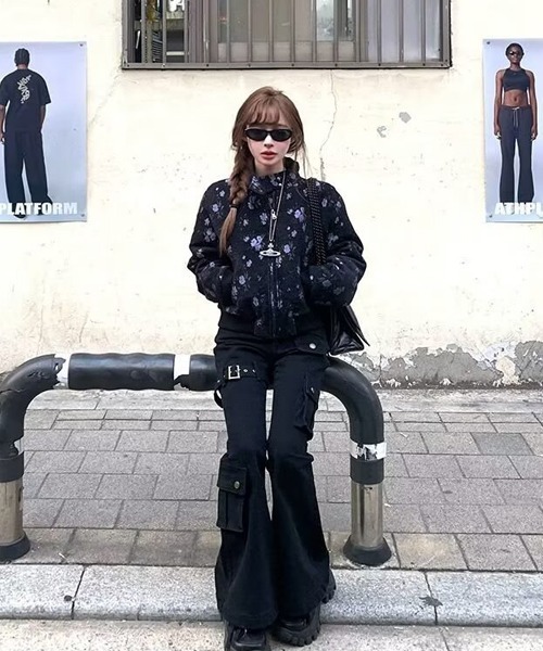 Ressaca(レサーカ)の「ベルトデザインフレアカーゴパンツ(カーゴパンツ・メンズ・ブラック・M/XL/L)」の15枚目の写真