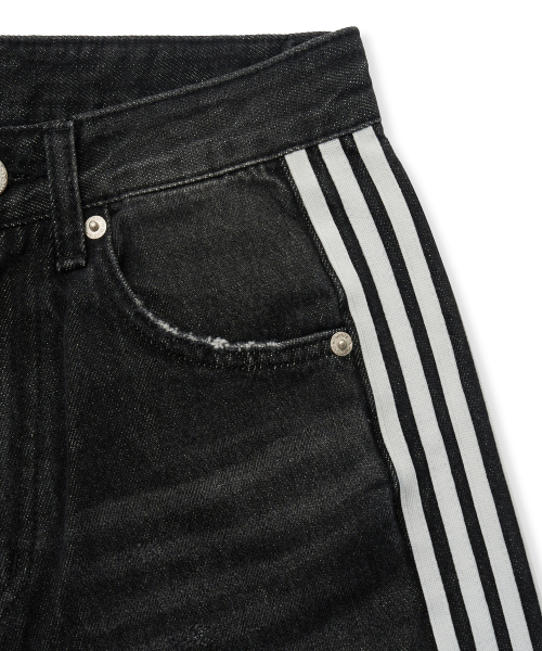 Midnight Move(ミッドナイトムーブ)の「7 line denim pants (black)(その他パンツ・レディース・その他・S/M)」の3枚目の写真