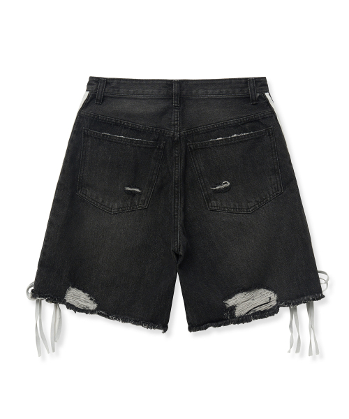 Midnight Move(ミッドナイトムーブ)の「7 line denim pants (black)(その他パンツ・レディース・その他・S/M)」の4枚目の写真