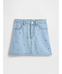 GAP | 刺しゅう デニムスカート (キッズ)(デニムスカート)