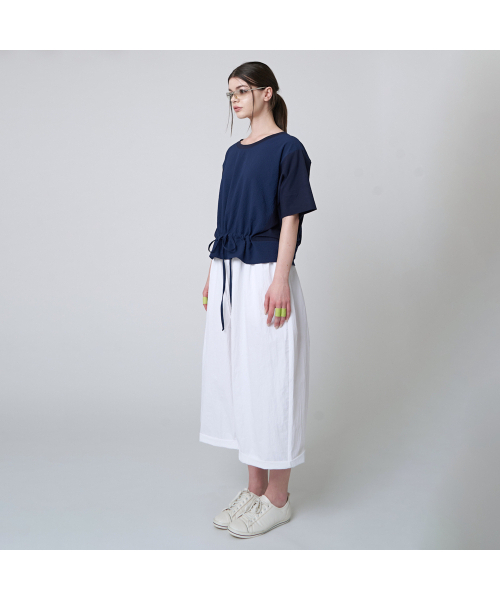 ATHPLATFORM(アスプラットフォーム)の「AW41TH10 ブロックパッチトップ_ダークブルー(Tシャツ/カットソー・レディース・その他・FREE)」の4枚目の写真