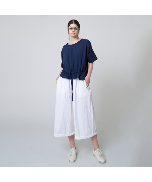 ATHPLATFORM(アスプラットフォーム)の「AW41TH10 ブロックパッチトップ_ダークブルー(Tシャツ/カットソー・レディース・その他・FREE)」の8枚目の写真