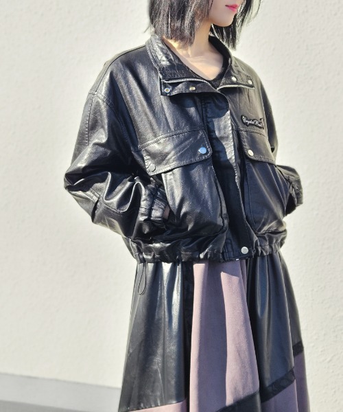 CRYSTAL BALL(クリスタルボール)の「スエードコンビレザースカート(スカート・レディース・ブラック・FREE)」の7枚目の写真