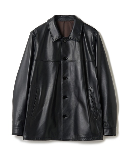 MEN'S BIGI(メンズビギ)の「ライトラムレザー カバーオールブルゾン(ブルゾン・メンズ・ブラック・02/03/04)」の13枚目の写真