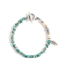 WILD BRICKS（ワイルドブリックス）の「W23 GEMSTONE BRACELET (aqua)（ブレスレット）」