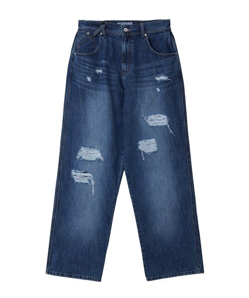 FDR(エフディーアール)の「Destroyed 3XL Hype Jean_Medium Blue(デニムパンツ・メンズ・その他・M/L)」の1枚目の写真