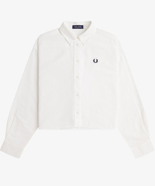 FRED PERRY（フレッドペリー）の「Button Down Shirt／ボタンダウンシャツ（シャツ/ブラウス・レディース・ホワイト・10）」の4枚目の写真